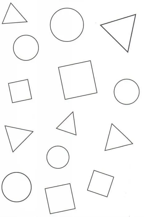 IMAGENES PARA PINTAR DE FIGURAS GEOMETRICAS - Imagui