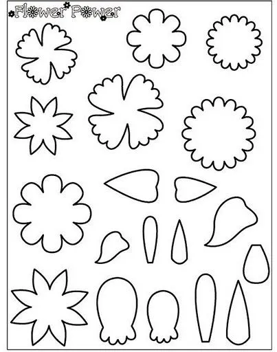 Imágenes para pintar de flores con caritas - Imagui