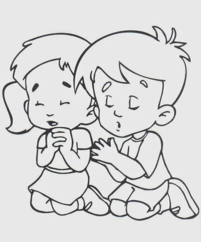 Imágenes para pintar para niños cristianos | EducAnimando | adorar ...