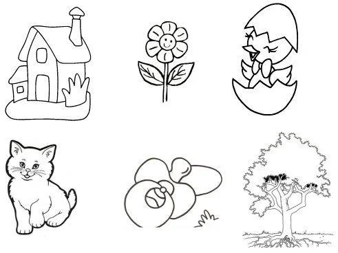 Imagenes para pintar de seres vivos y no vivos - Imagui