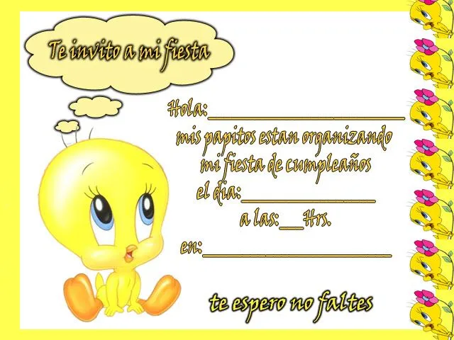 Imagenes de piolin con frases bonitas - Imagui