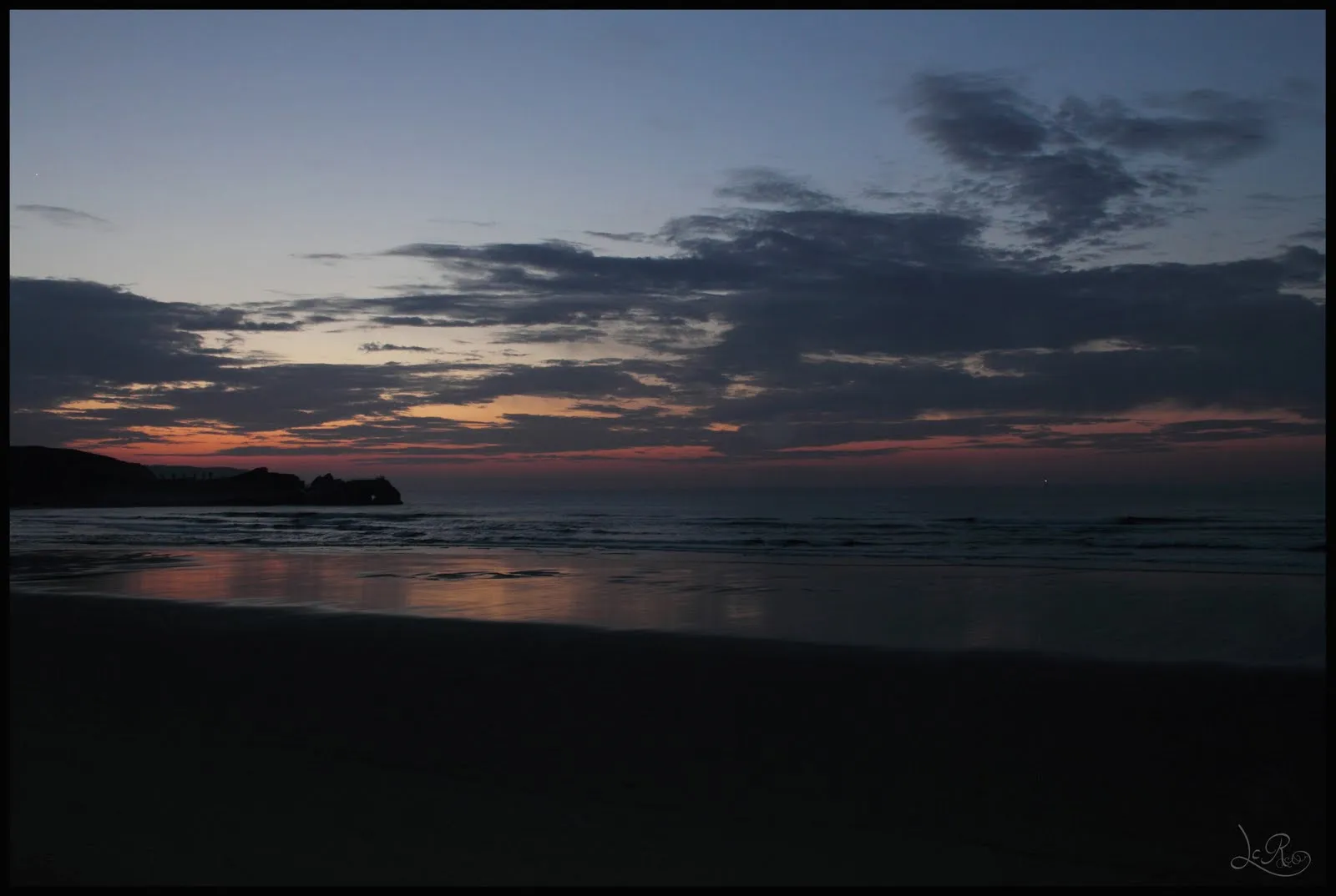 Miradas a mi mundo: Atardecer en la playa de Salinas