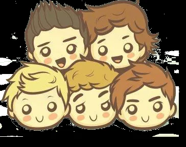 Imágenes PNG••: Caricaturas de One Direction PNG