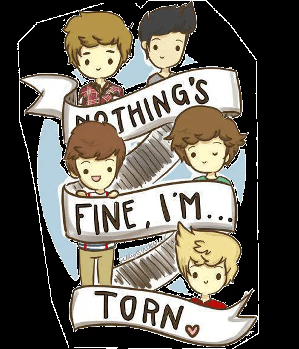 Imágenes PNG••: Caricaturas de One Direction PNG