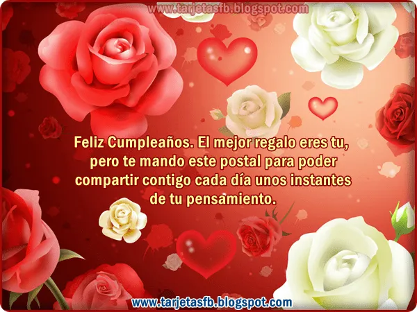 Imagenes de postales para cumpleaños de amor : Imágenes | Frases ...