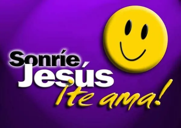 Imagenes Postales y Tarjetas: Imagen Cristiana: Sonrie Jesus te ama