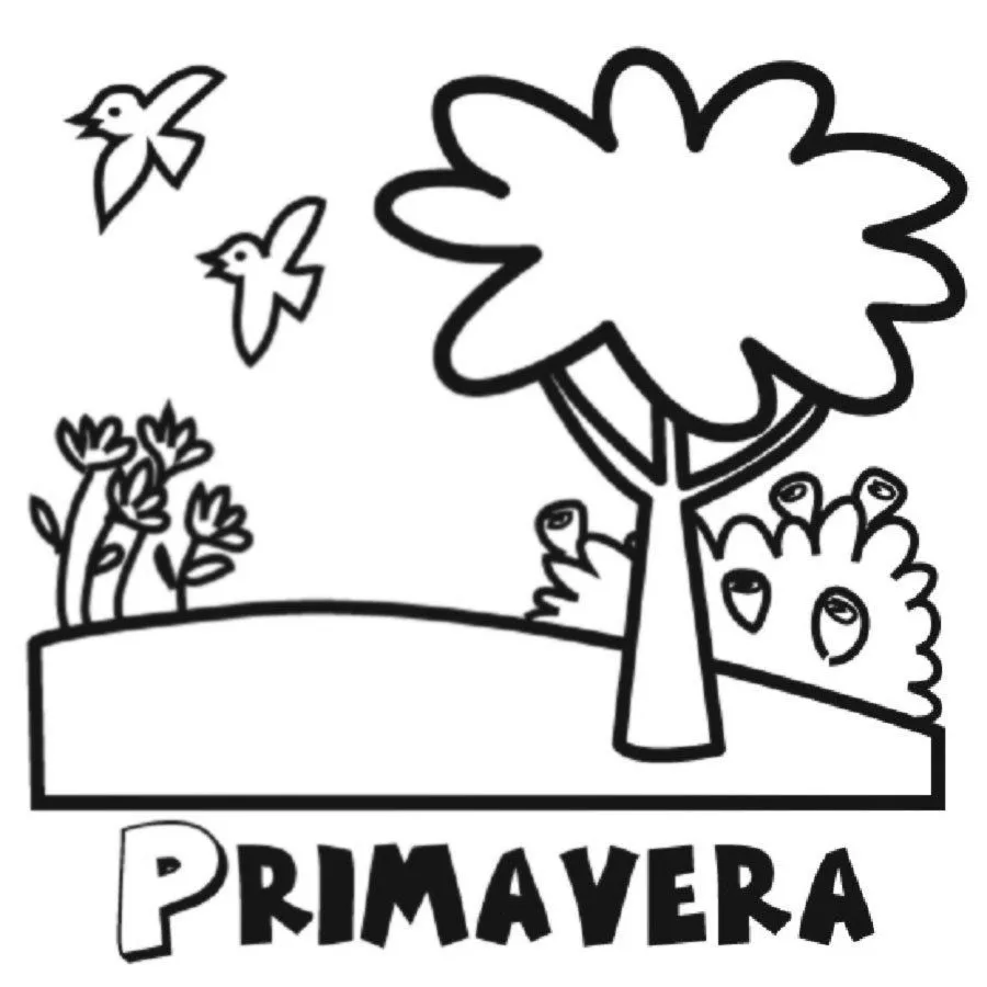 imagenes de primavera para colorear dibujos para colorear imagixs