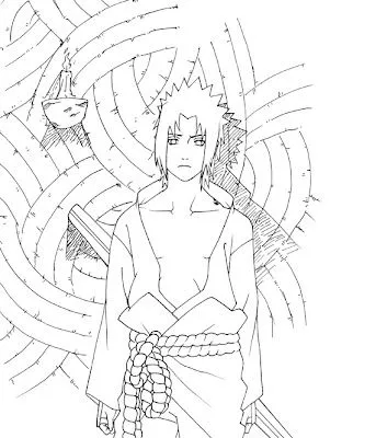 Imagenes de Sasuke para pintar - Taringa!