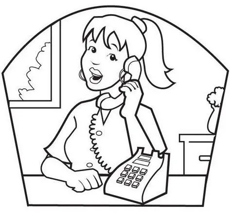 Imagenes de secretarias para dibujar - Imagui