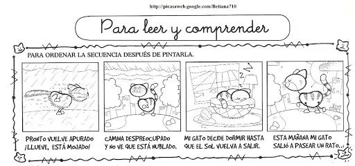 Secuencias de cuentos para colorear e imprimir - Imagui