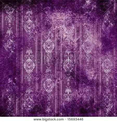 old grungy violet vintage wallpaper background Stock Photo & Stock ...