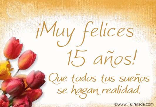 Imágenes y tarjetas de cumpleaños: Imágenes de feliz cumpleaños xv ...