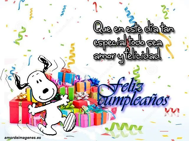 imagenes de tarjetas de cumpleaños de snoopy | ideas varias ...