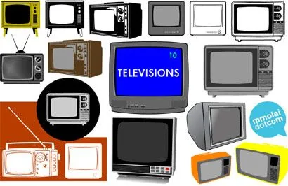Imágenes de televisores vectorizados | portafolio blog