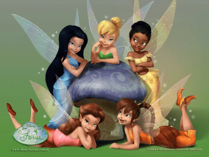 Imagenes de Tinkerbell y sus amigas en movimiento - Imagui