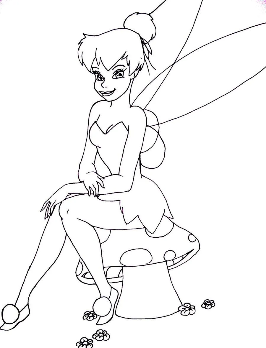 Imágenes de Tinkerbell para pintar - Imagui