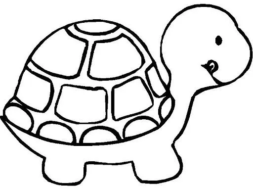 Imagenes de tortugas animadas para colorear - Imagui