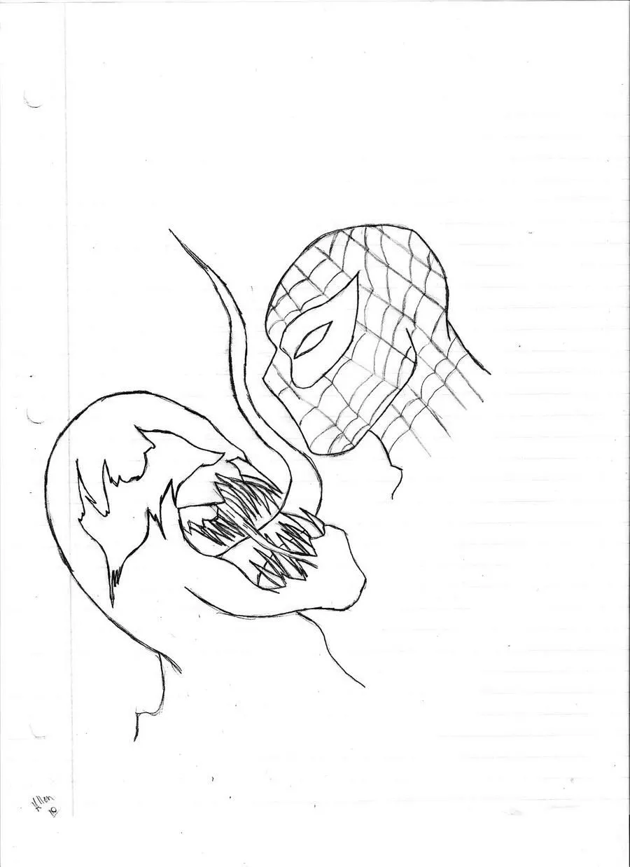 Pin Dibujos Para Colorear Spiderman Vs Venom Coloring Pages Com ...