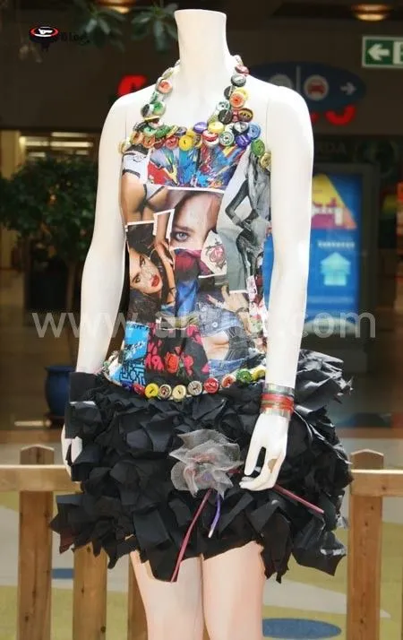 Vida Verde: Vestidos hechos con materiales reciclados