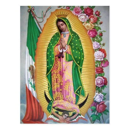 Virgen de Guadalupe para bordar - Imagui