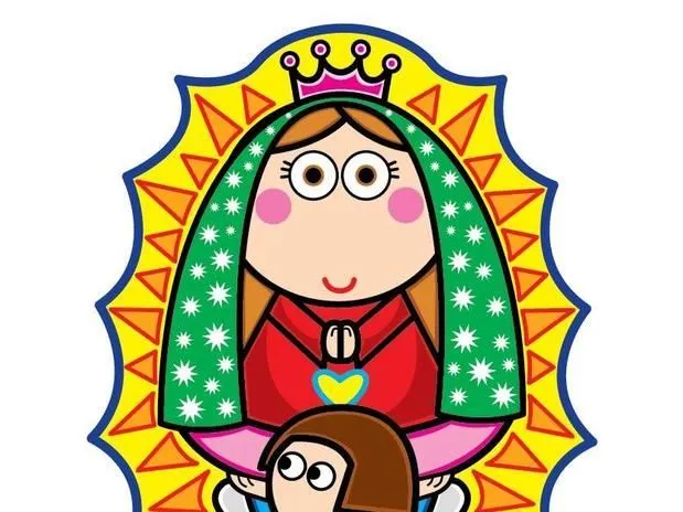 Imágenes de la Virgen de Guadalupe en caricatura para imprimir ...