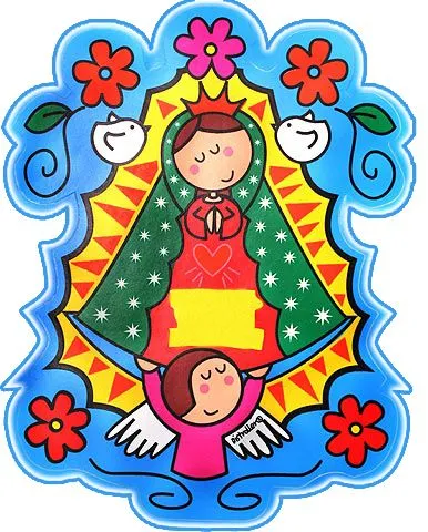 Imajenes de la virjen de Guadalupe en calicatura - Imagui