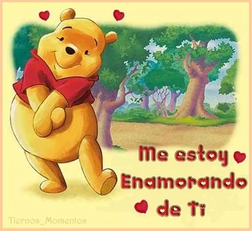 Imágenes de Winnie Pooh con mensajes tiernos de amor – Imágenes ...