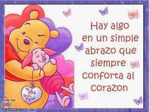 Imágenes de Winnie Pooh con mensajes tiernos de amor – Imágenes ...