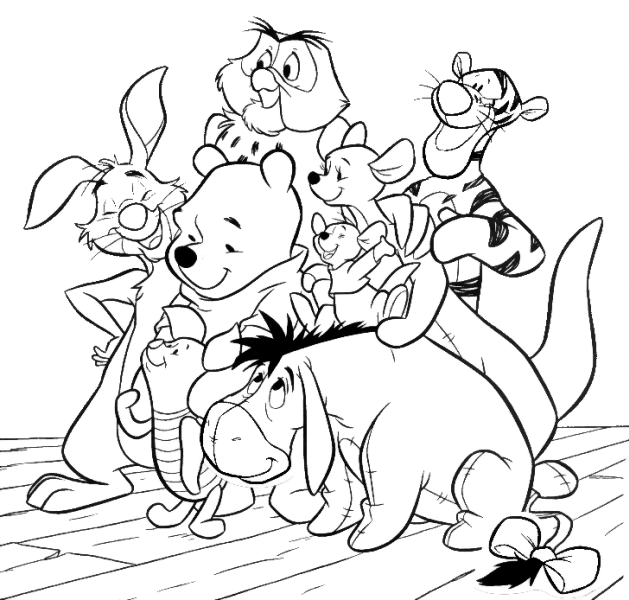 Imagenes ZT - Descarga fondos HD: Imagen para colorear winnie the pooh