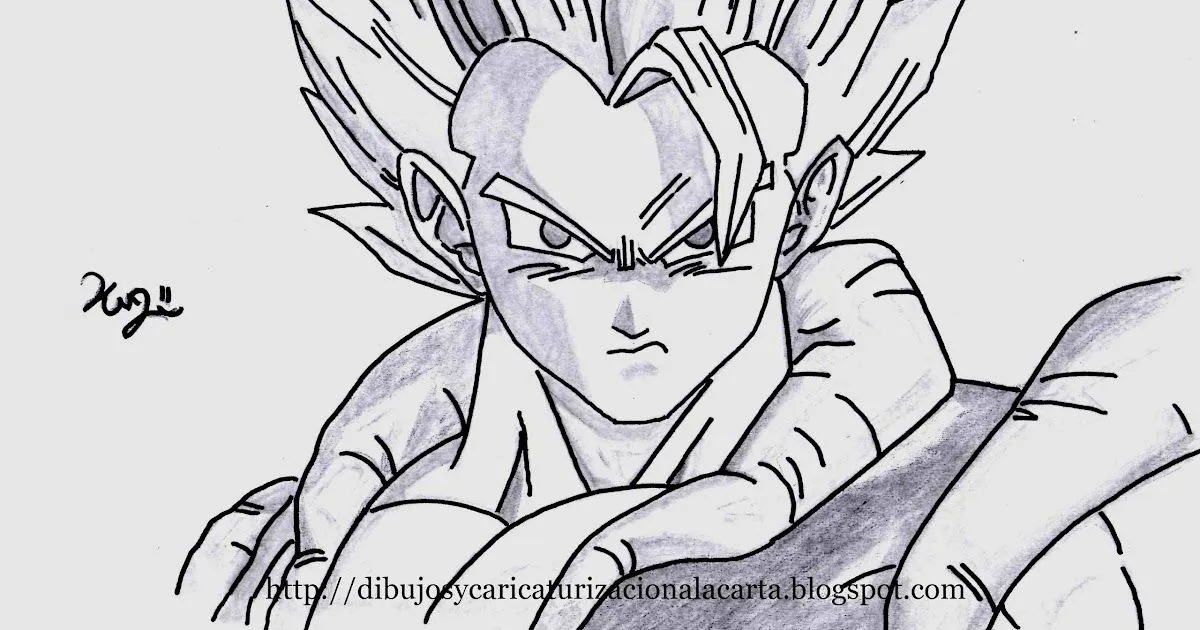 imagenesde99: imagenes de goku para dibujar a lapiz faciles