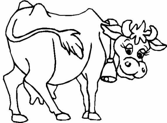 Imagens Para Colorir: Desenho de Vacas Para Colorir