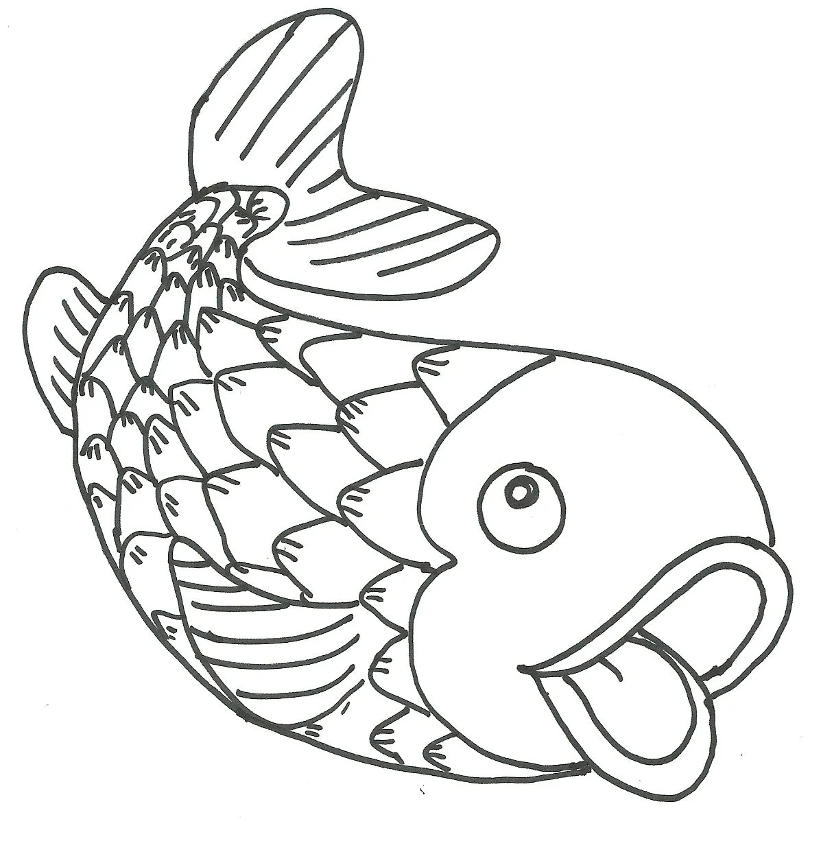 Imagens Para Colorir: Desenhos de Peixes para Colorir