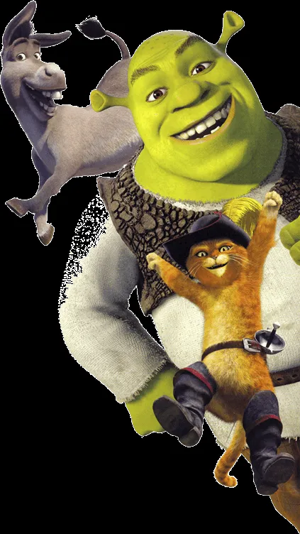 Imagens PNG fundo transparente shrek-Central Photoshop