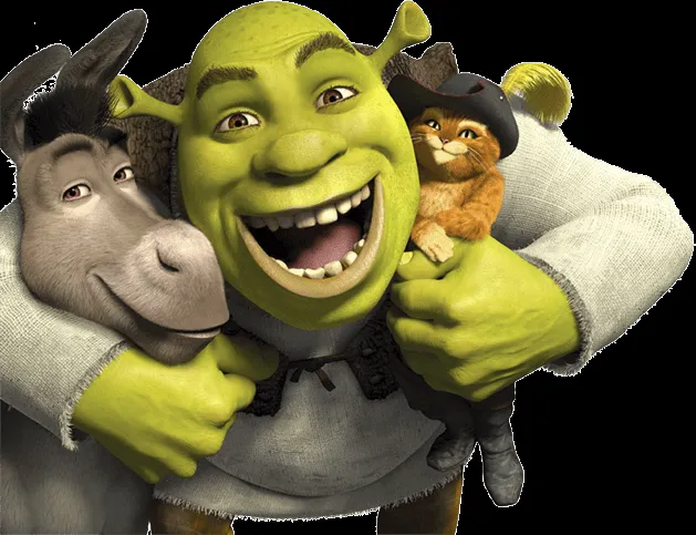 Imagens PNG fundo transparente shrek-Central Photoshop