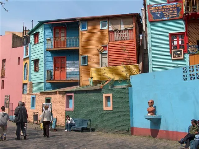 Images La Boca La Boca colourful buildings 3989