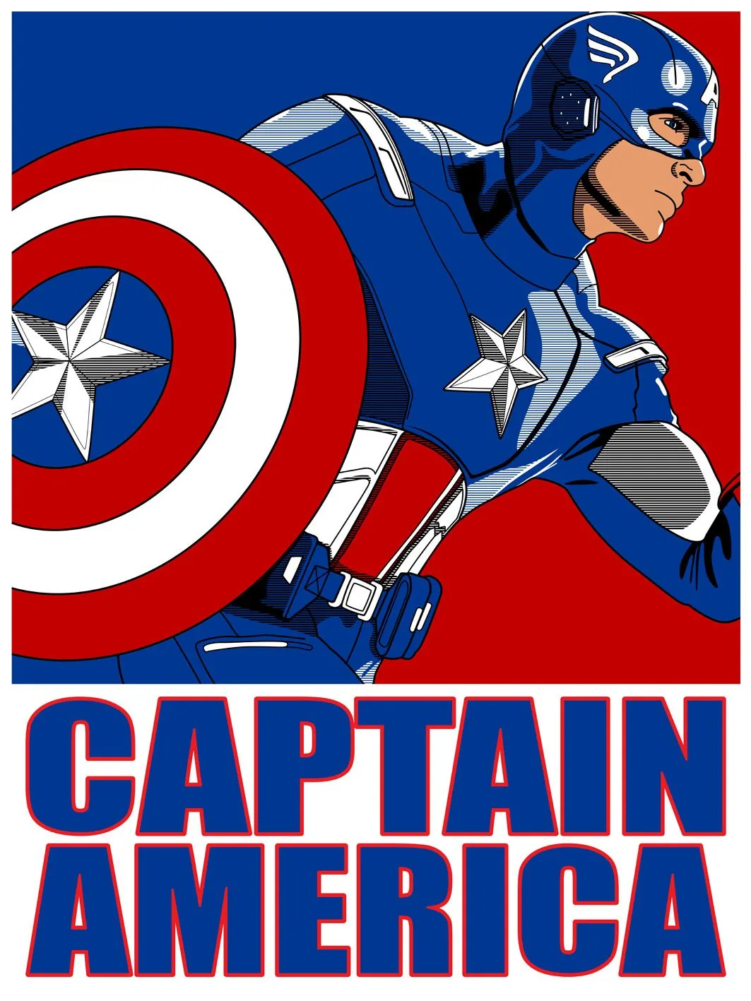 Images For > Captain America Logo Vector