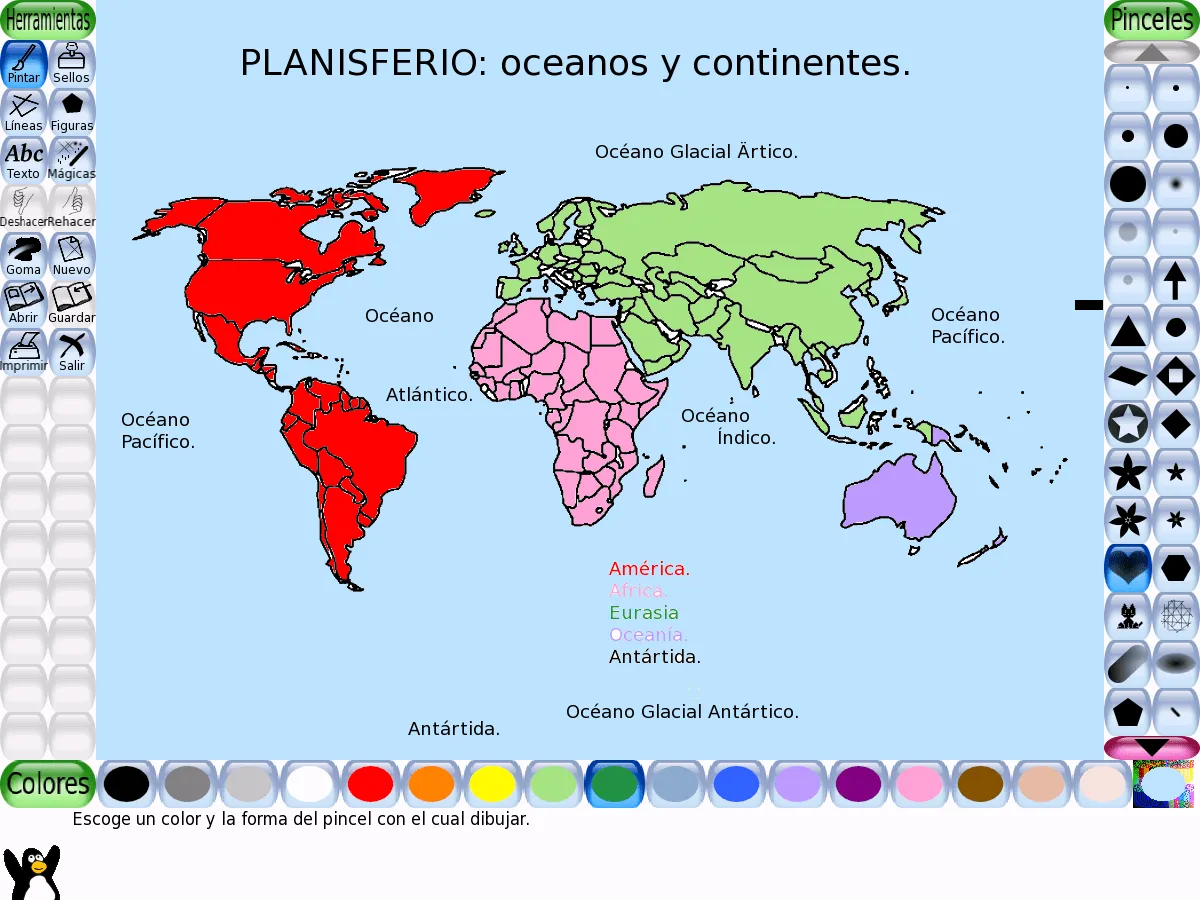 Images For > Continentes Y Oceanos Del Mundo