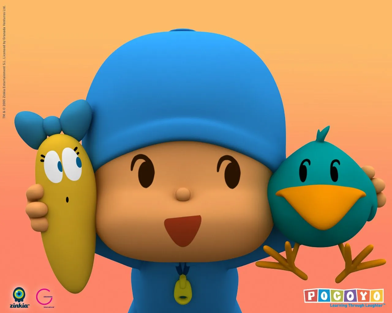 Images For > Cute Pocoyo Wallpaper