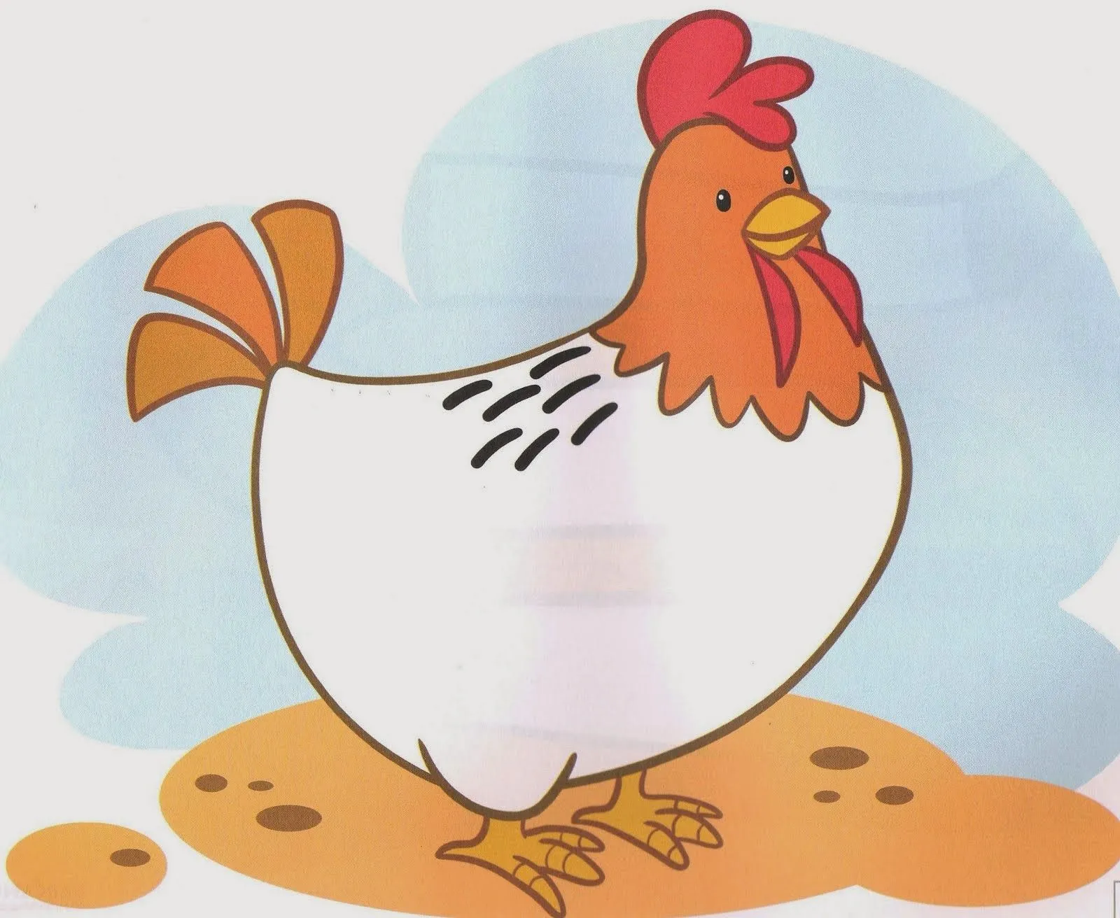 Images For > Gallina Dibujo