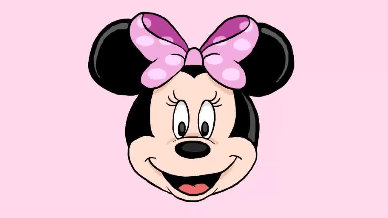 Images For > Minnie Head Vector