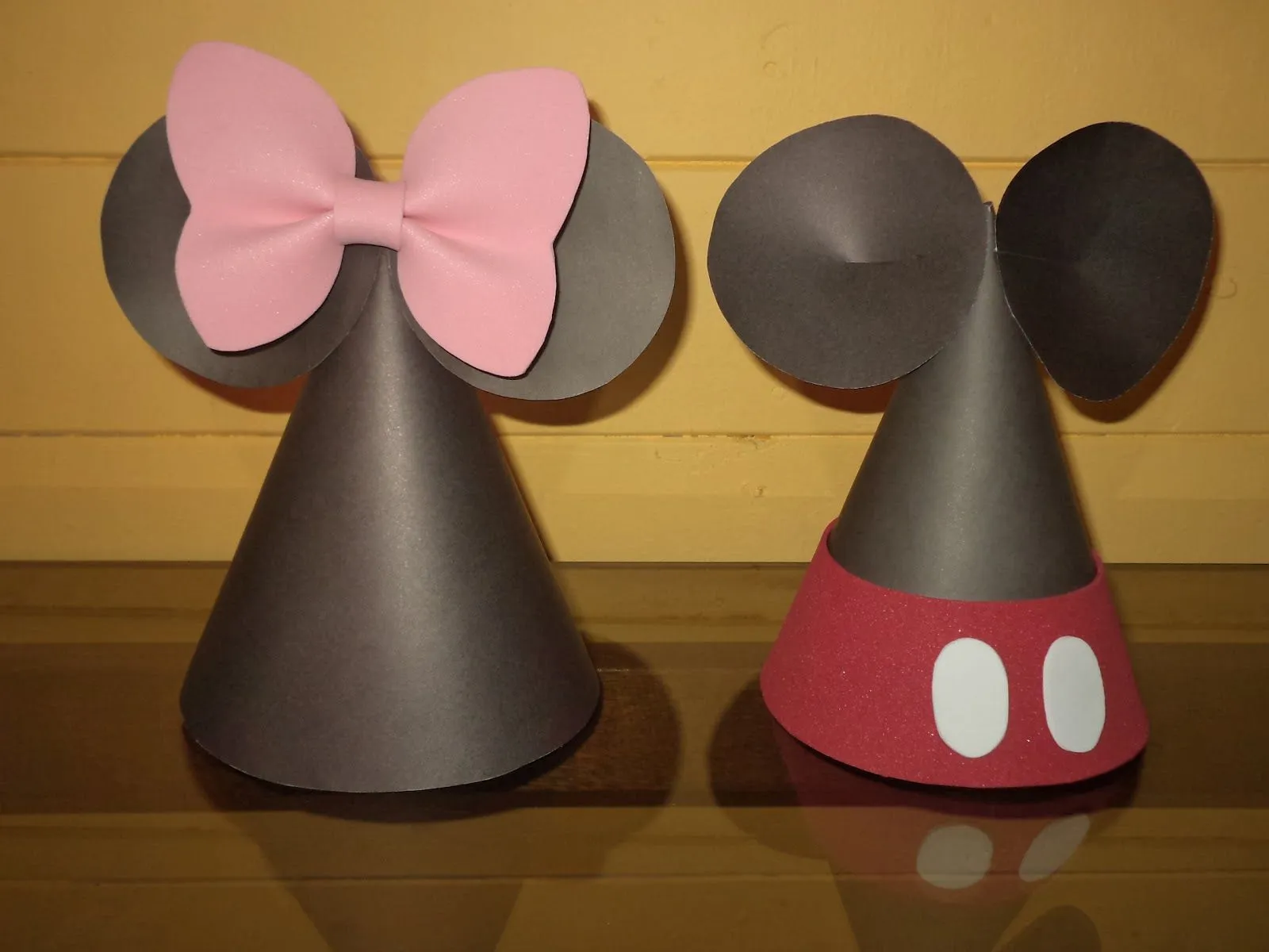 IMAGINA & DISEÑO: Gorros Cumpleaños Minnie & Mickey