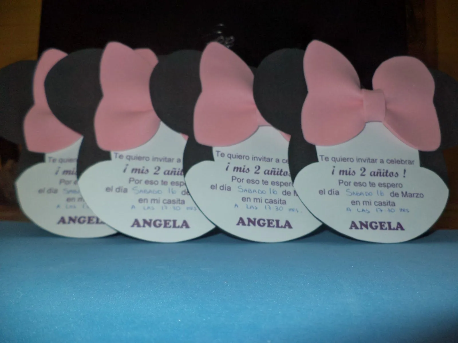 IMAGINA & DISEÑO: Invitacion Minnie Mouse