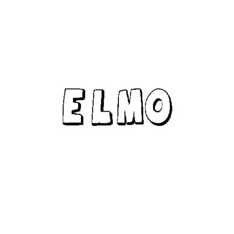 Dibujos de ELMO para colorear