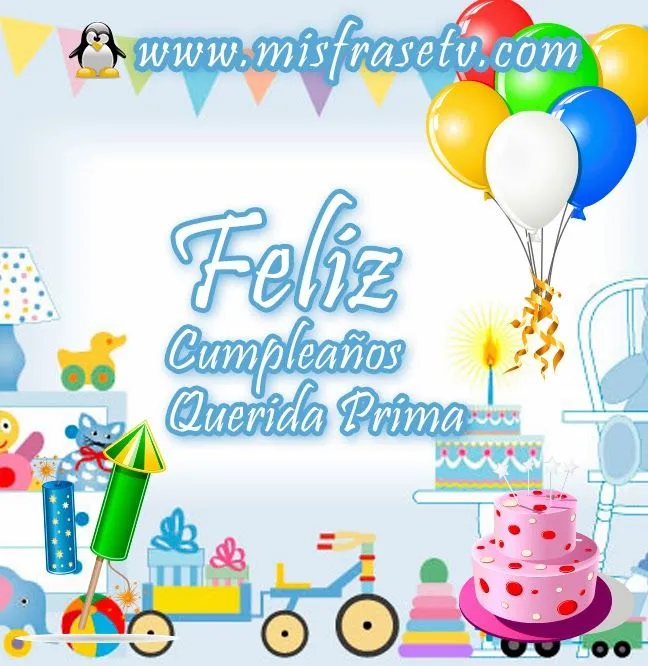 Imajenes de feliz cumpleaños para una prima - Imagui