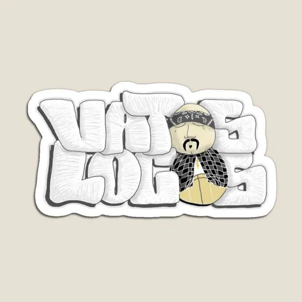 Imán for Sale con la obra «Vatos Locos con Cholo» de BarrioBros | Redbubble