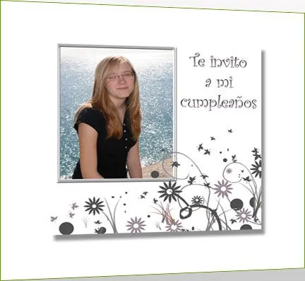 Imprenta con tus fotos - Tarjetas de felicitaciones, modelo Flores ...