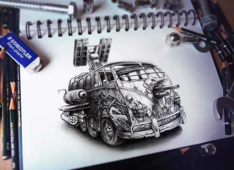 Impresionantes dibujos con lápiz por PEZ - Frogx.Three ...