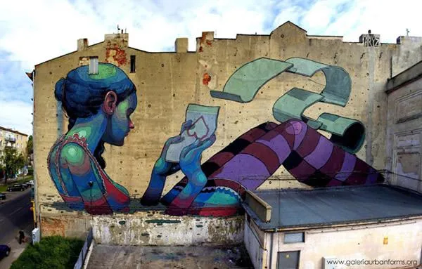 Impresionantes murales urbanos – Marcianos