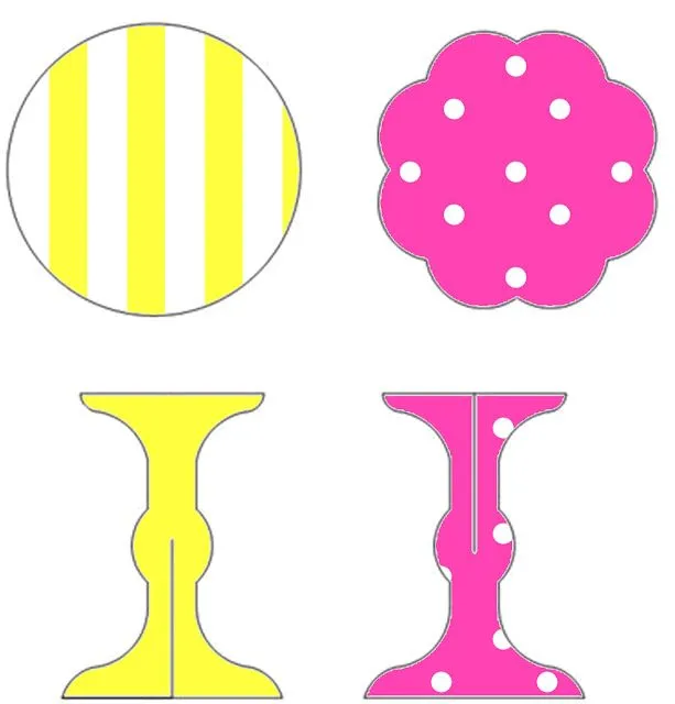 Imprimibles y fondos en rosa y amarillo 6. | Ideas y material ...