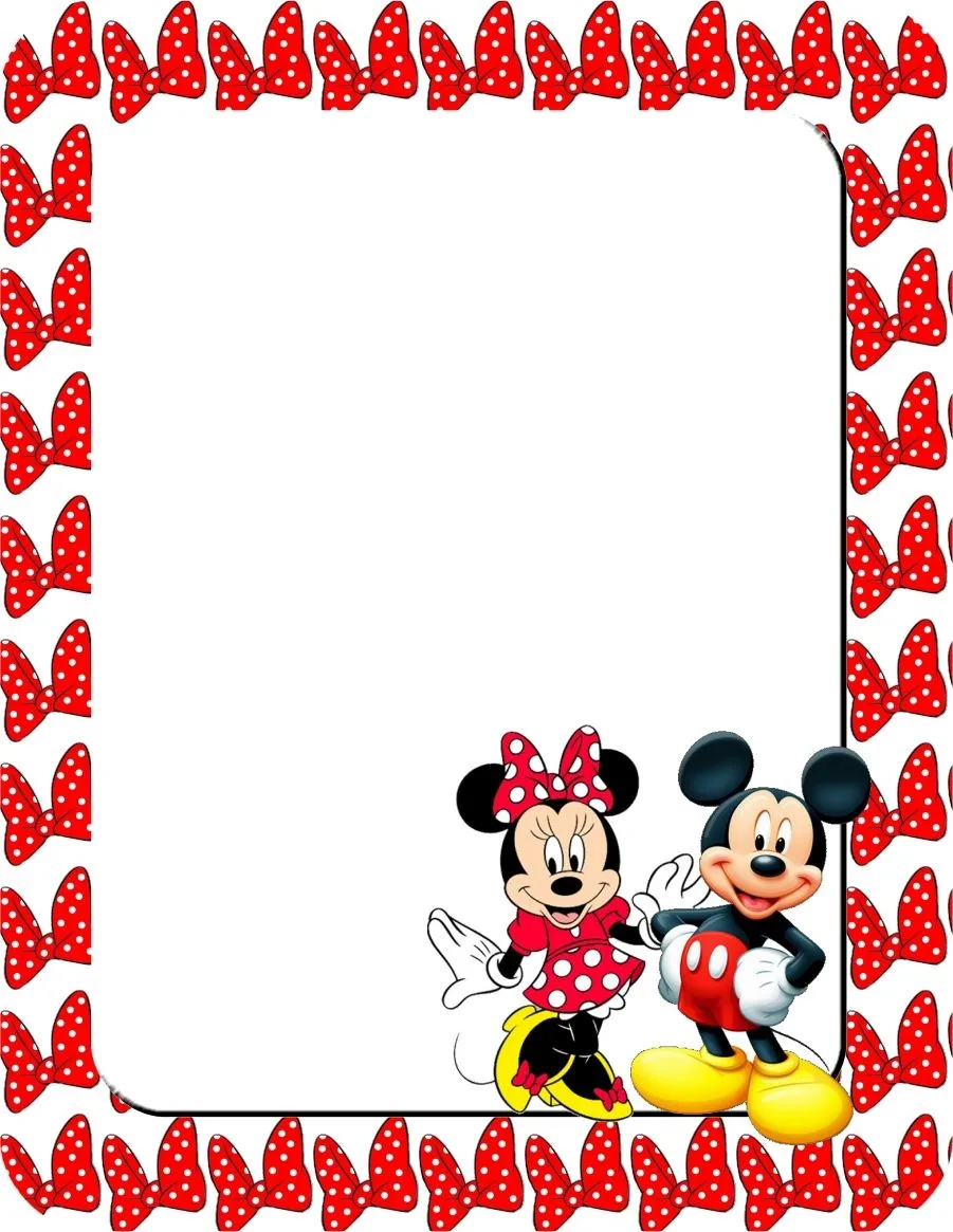 Imprimibles, imágenes y fondos de Minnie y Mickey 10. - Ideas y ...